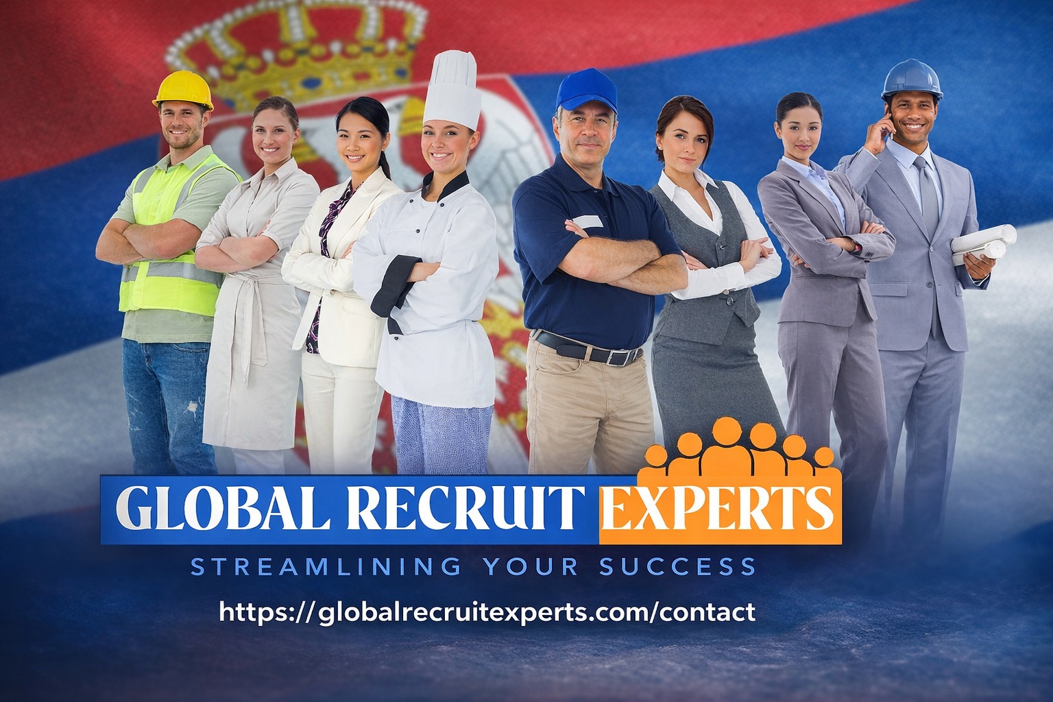 Nepali workers in Serbia supported by Global Recruit Experts, licensed recruitment agency in Nepal