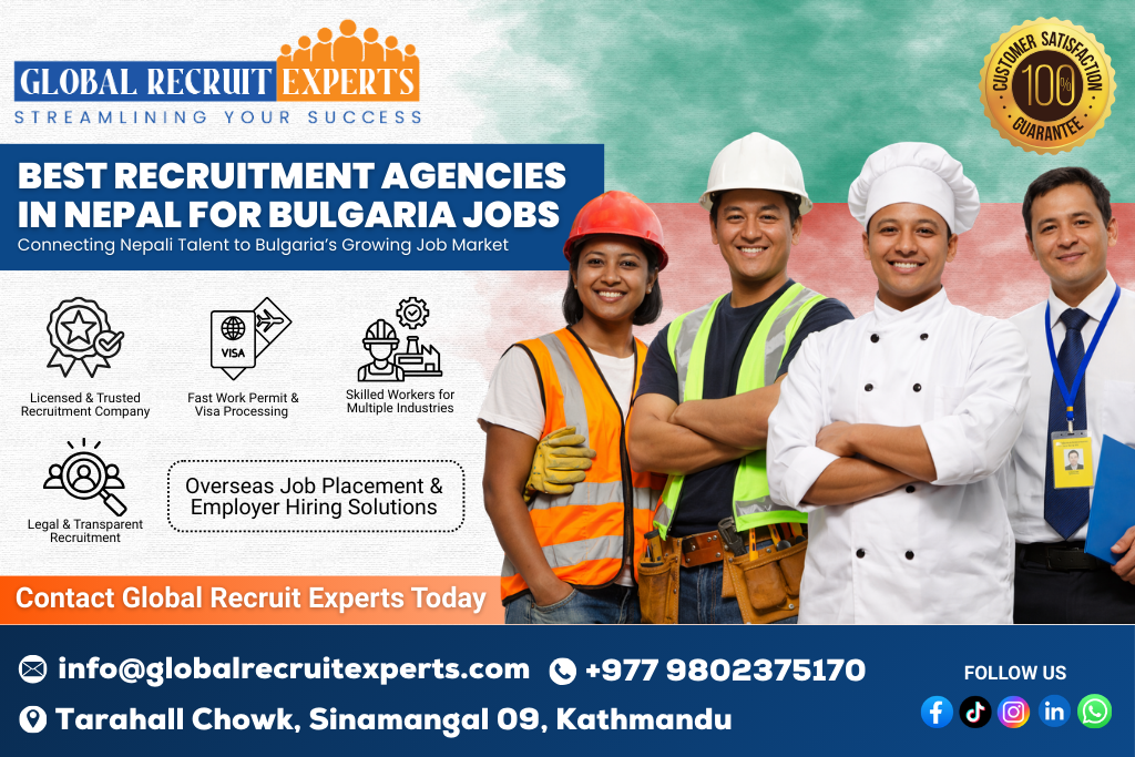 Best Recruitment Agency in Nepal for Bulgaria