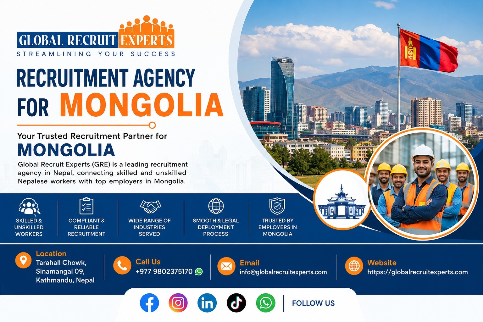 Recruitment Agency for Mongolia