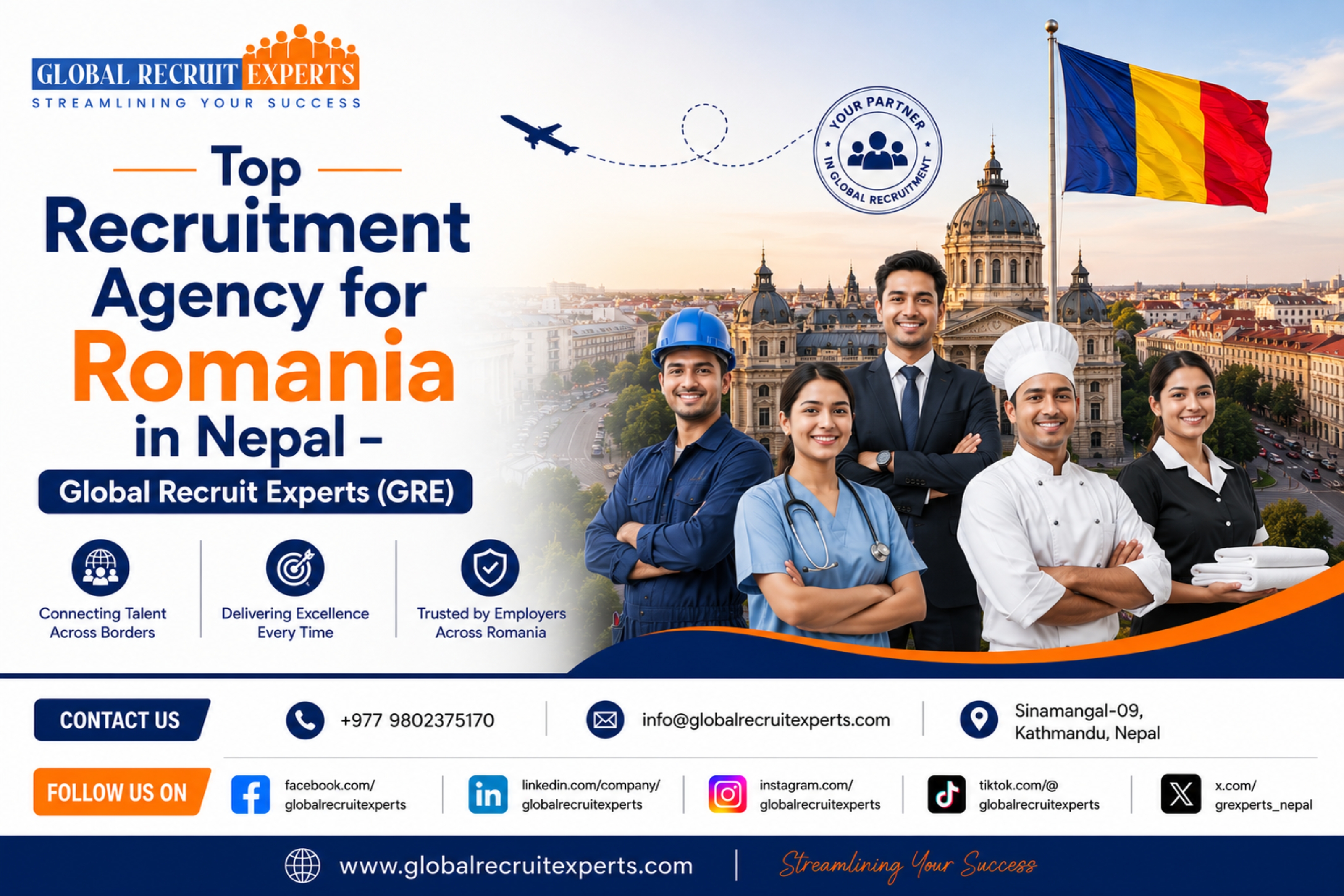 Recruitment Agency for Romania in Nepal