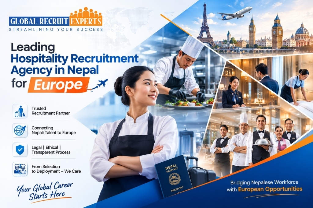 Leading Hospitality Recruitment Agency in Nepal for Europe